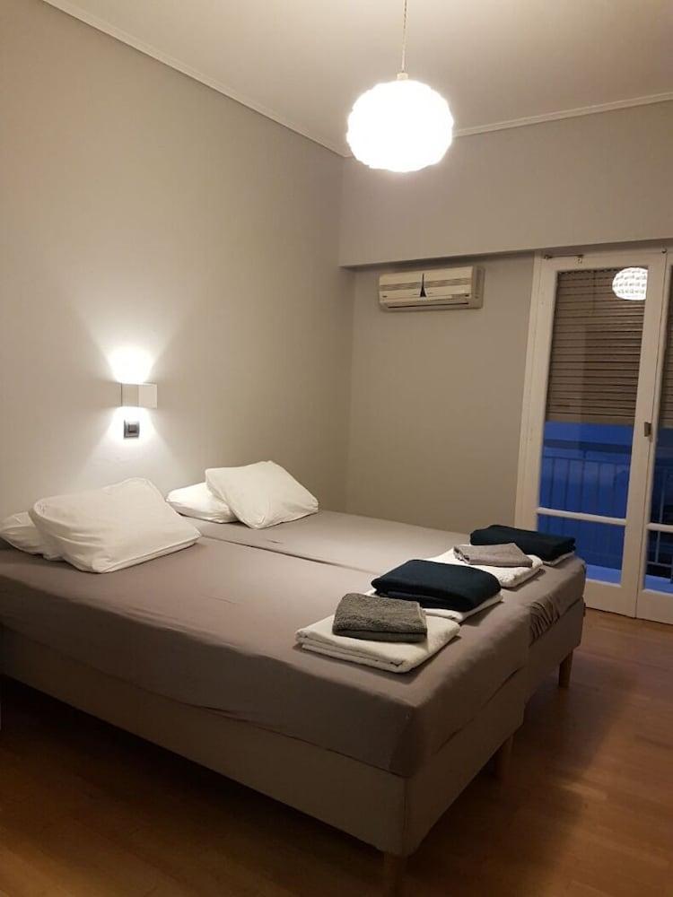 Apartmán Super Modern Minimal Flat Nr Metro & Arch. Museum Atény Exteriér fotografie