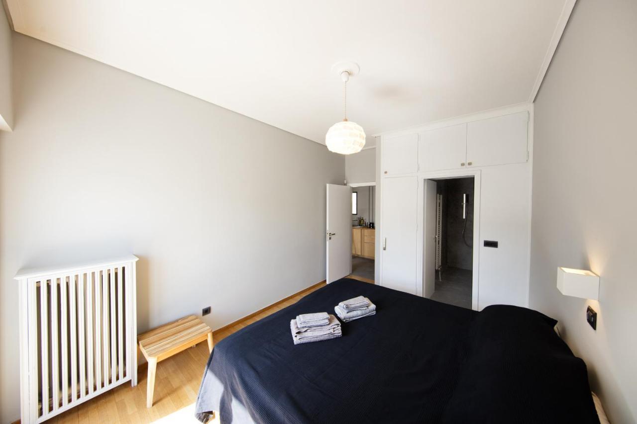 Apartmán Super Modern Minimal Flat Nr Metro & Arch. Museum Atény Exteriér fotografie