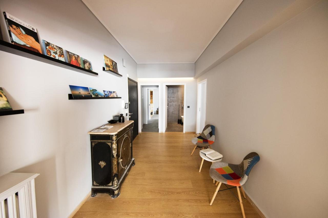 Apartmán Super Modern Minimal Flat Nr Metro & Arch. Museum Atény Exteriér fotografie