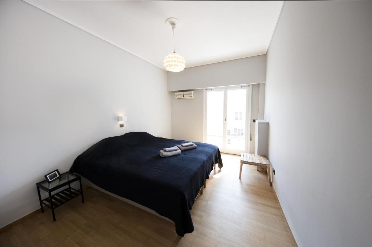 Apartmán Super Modern Minimal Flat Nr Metro & Arch. Museum Atény Exteriér fotografie